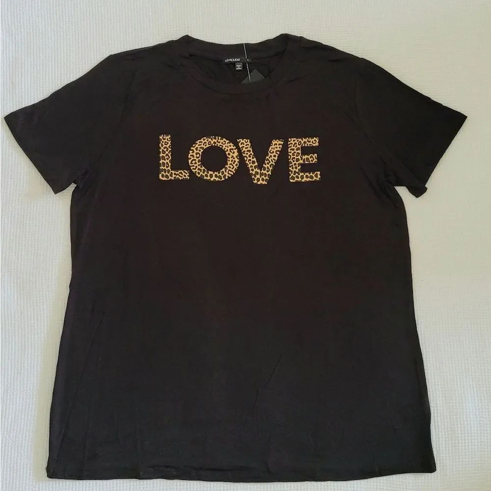 Le Rouge Leopard🐆 "LOVE"❤ Tee - Picture 7 of 13